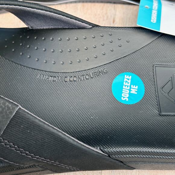 Reef Cushion Spring C13638 Mens Flip Flop Sandals Black Thong Slip On Shoes New - Picture 4 of 8